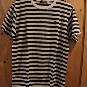 A Bathing Ape Striped Tee | Men's Medium